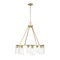 Z-Lite Titus 8 Light Chandelier, 33in. W x 26.5in. H, Modern Gold 826-8MGLD - alternate 7